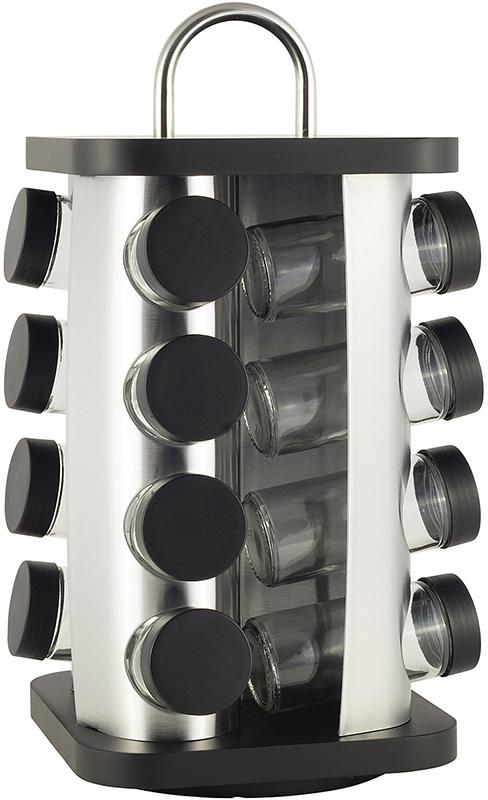 Набор спецовников Ofenbach Spice World 16 емкостей для специй на подставке сталь (NB-101005) - фото 4