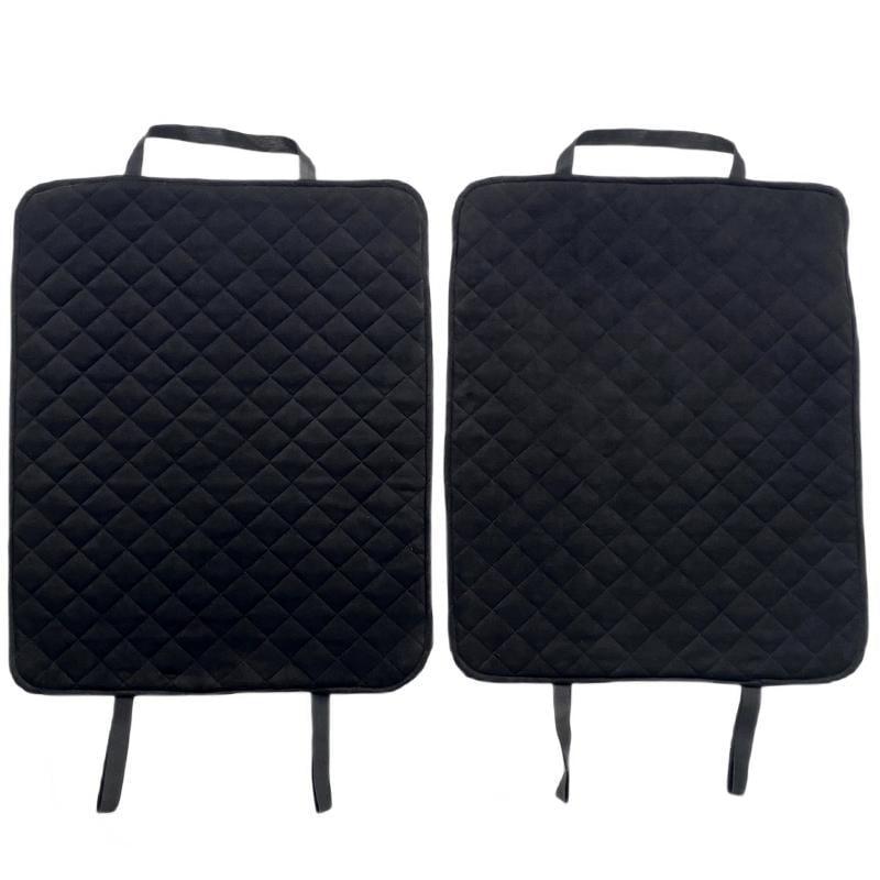 Накидки на спинки передних сидений эко-замша 2 шт. Черный (759) - фото 2 Накидки на спинки передних сидений эко-замша 2 шт. Черный (759) - фото 2