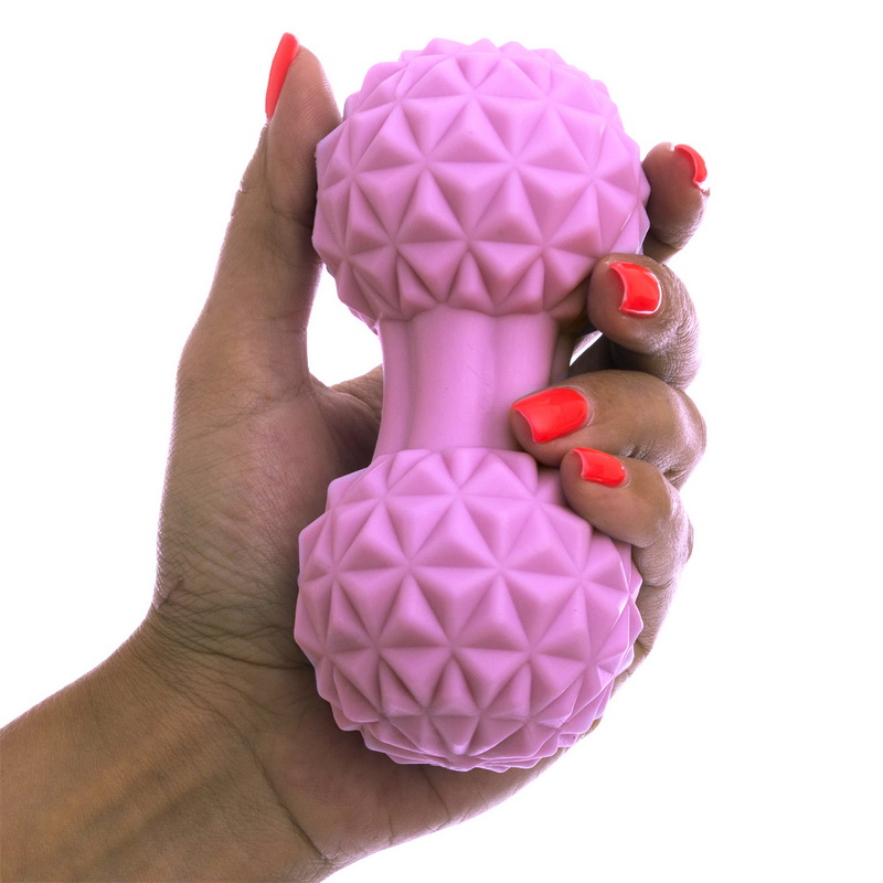 Массажер для спины DuoBall Massage Ball eva 12,5x6,5 см Фиолетовый (FI-1477) - фото 4