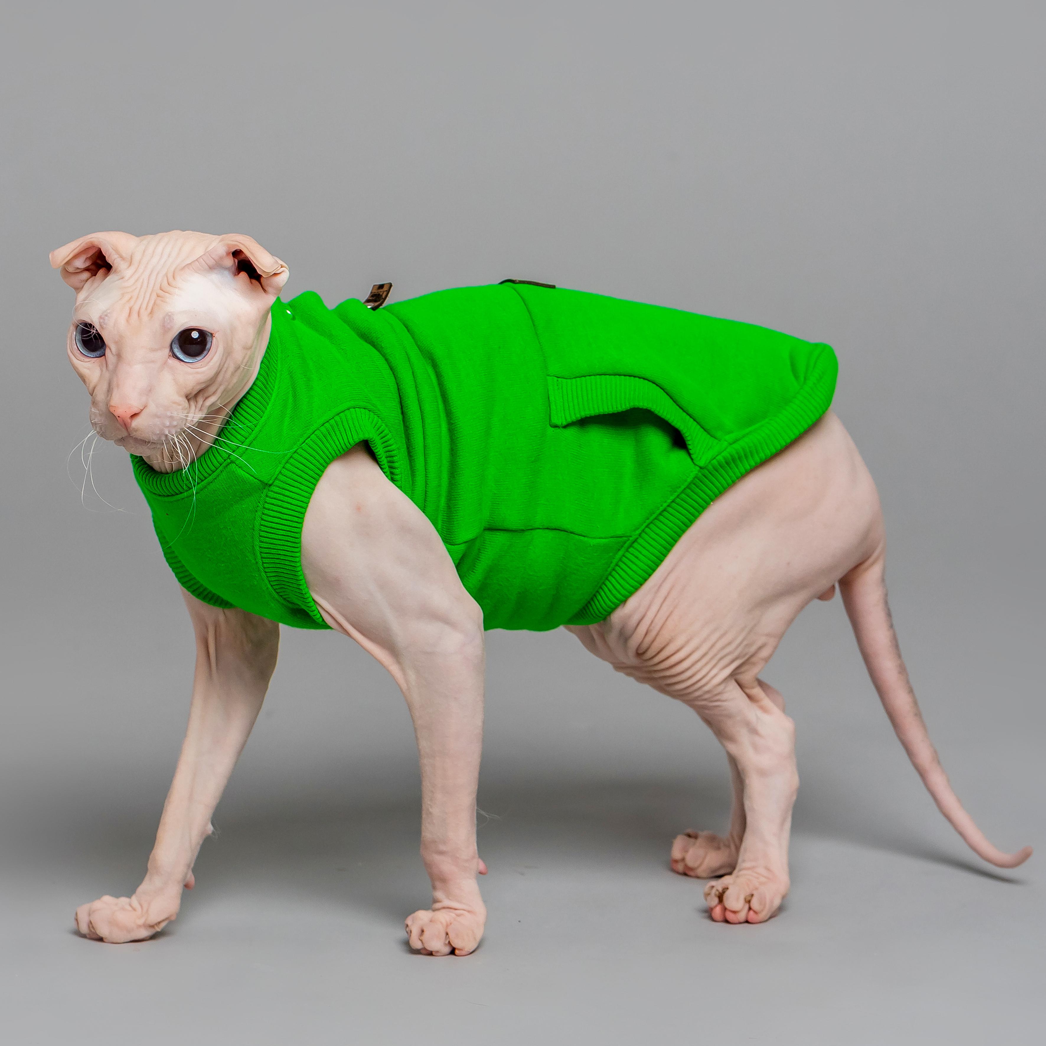 Майка спортивная для кошек Style Pets TVIXI XL Green (474XL)