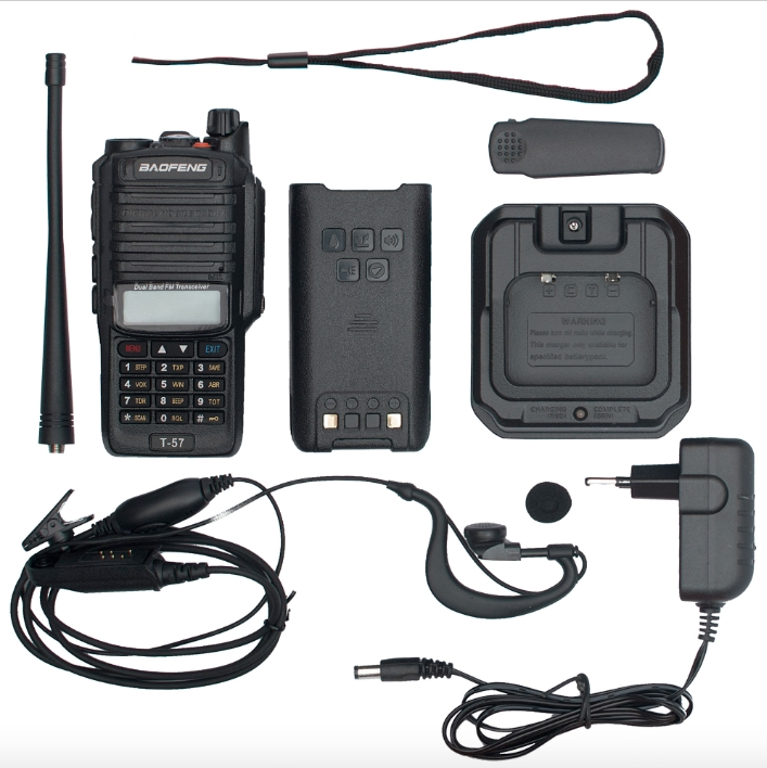 Радіостанція захищена Baofeng UV-9R T-57 вологостійка IP57 акумулятор 1800 mAh