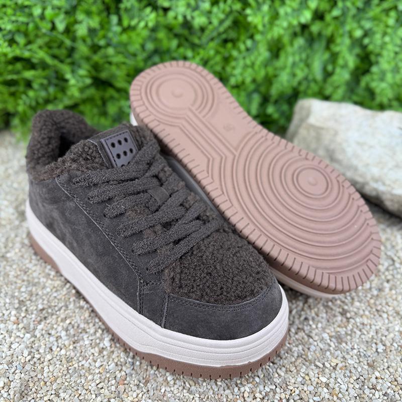 Кеди жіночі замшеві на платформі Е-009066-4 p. 40 25,5 см Коричневий (115023468) - фото 4 Кеди жіночі замшеві на платформі Е-009066-4 p. 40 25,5 см Коричневий (115023468) - фото 4