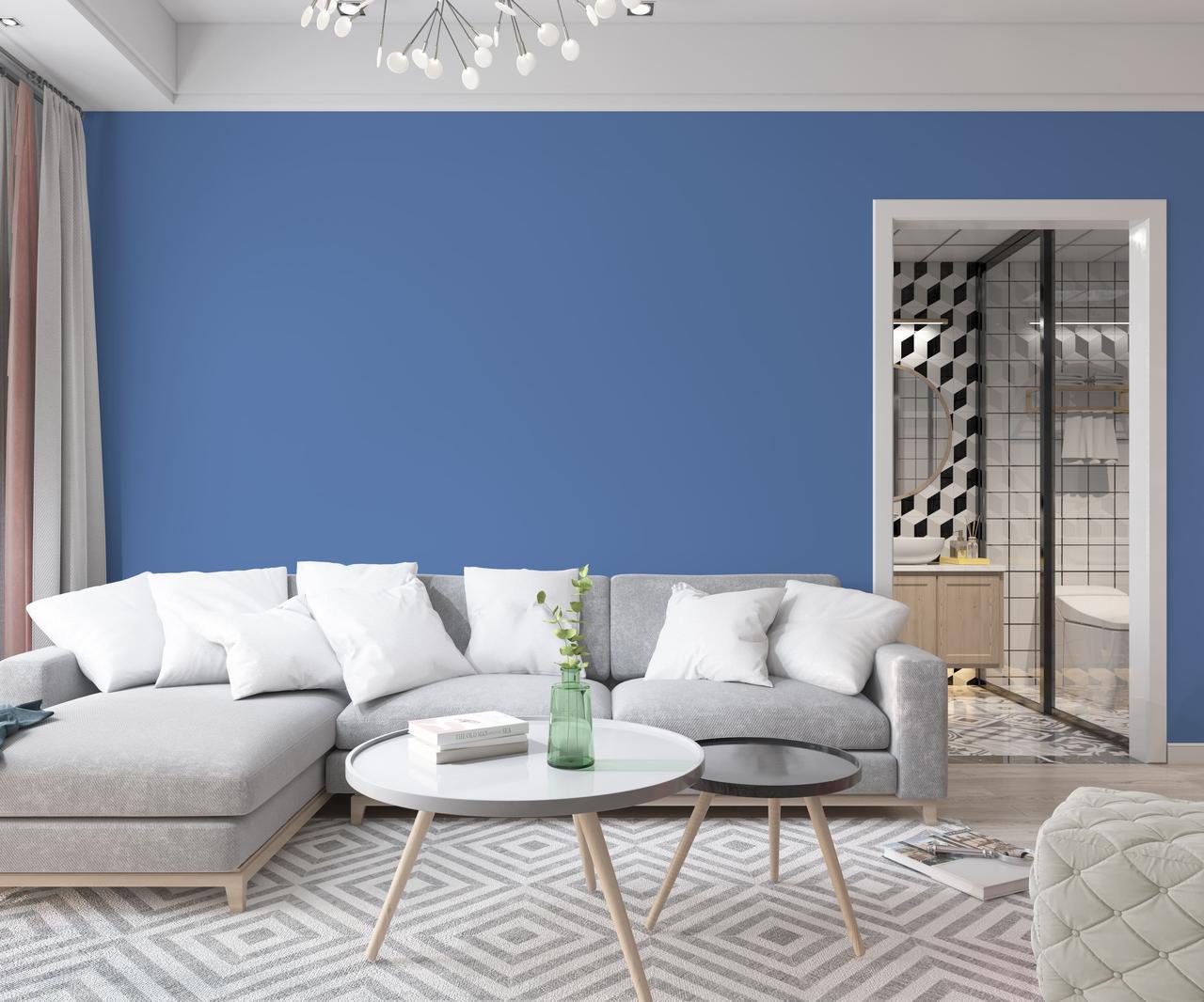 Фарба інтер'єрна латексна Skyline 3 л 2040-R90B Волошковий (2487185941) - фото 3