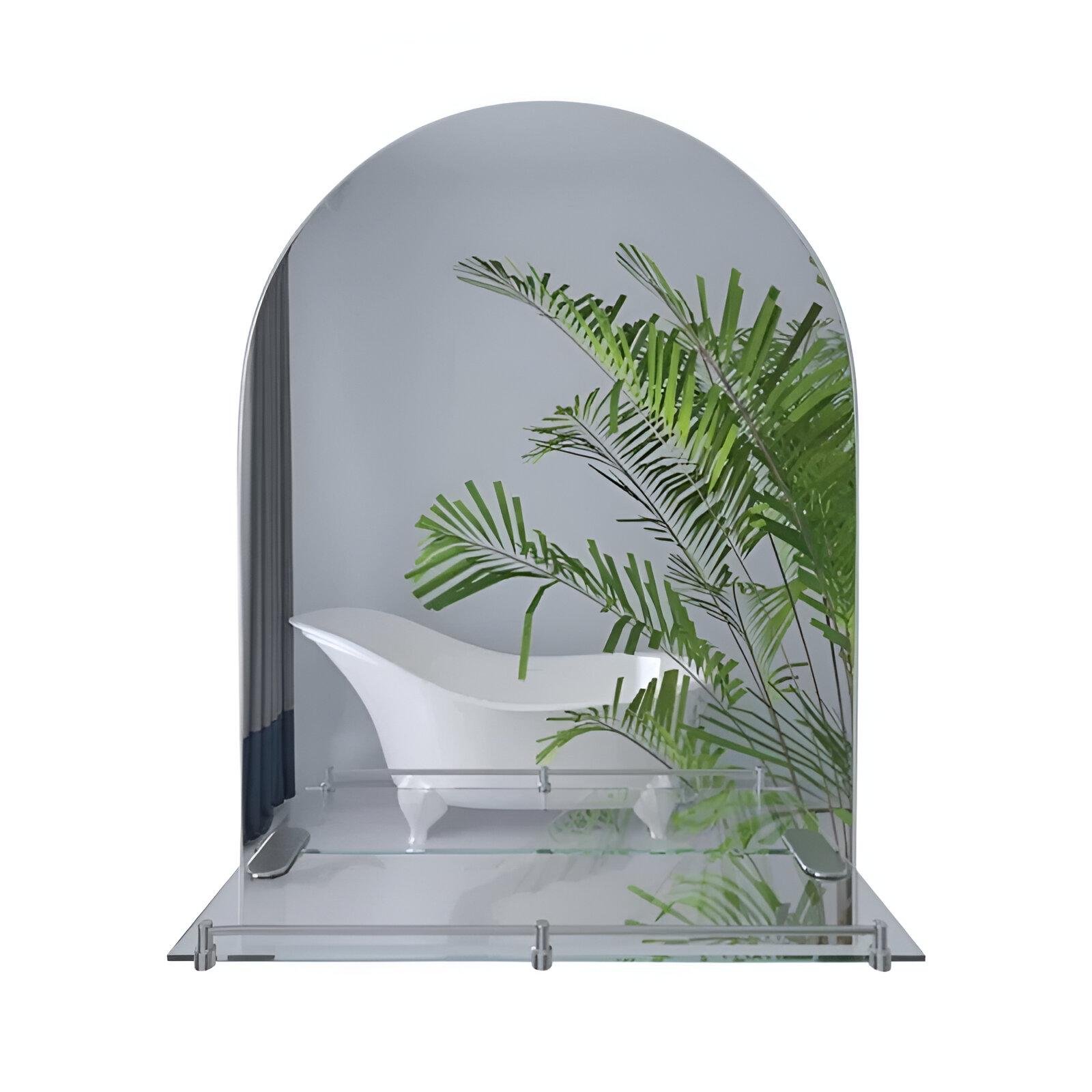 Зеркало Lidz 140.07.03 с полкой 500х690х110 мм (FRRS00038621)