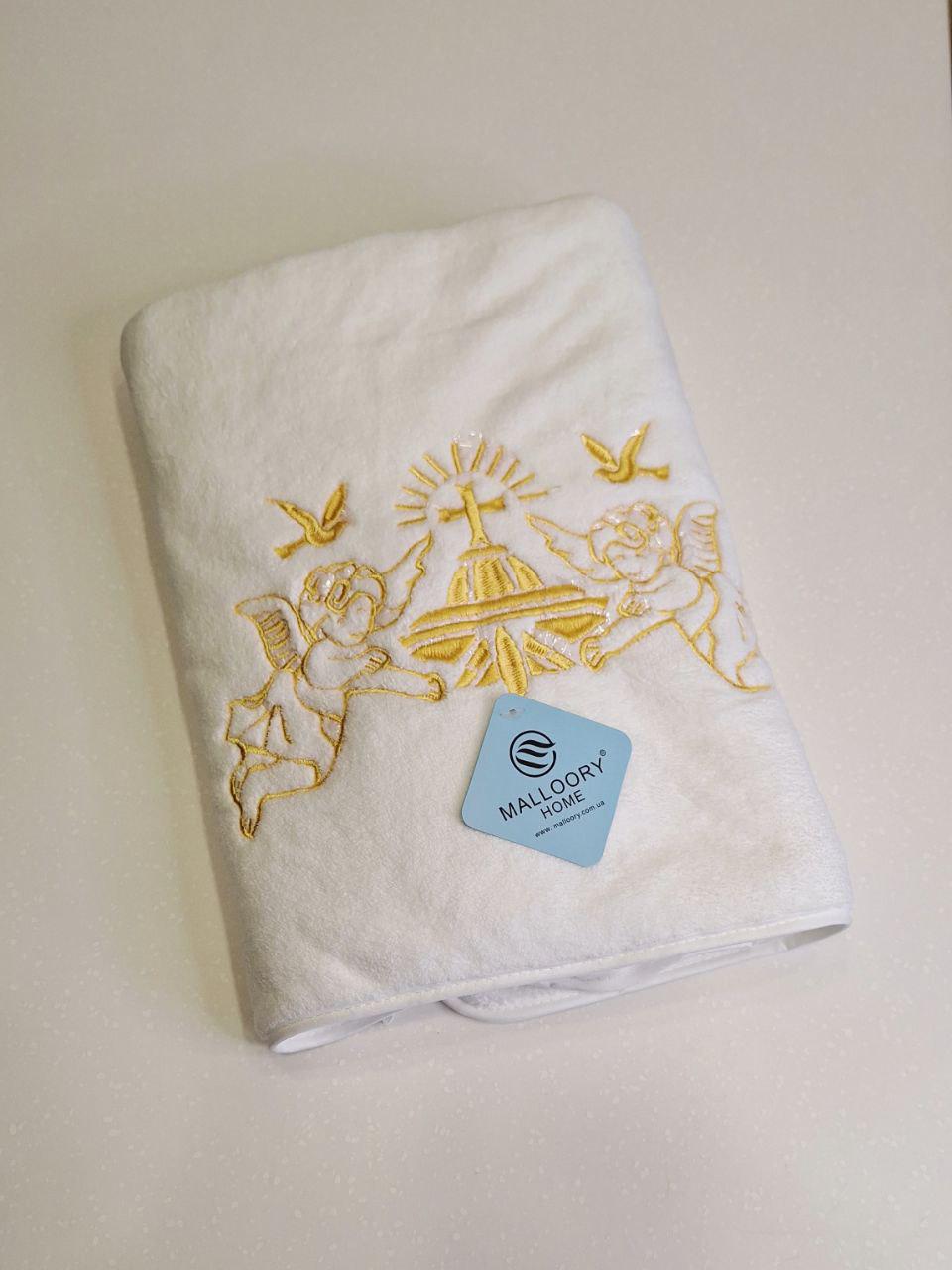 Крыжма Malloory Home с петелькой микрофибра 70х140 см Золотой (1558)