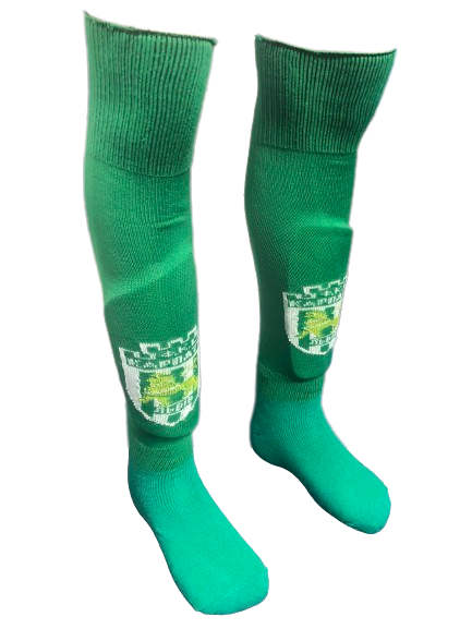 Гетры футбольные Practic р. 42-44 с логотипом Зеленый (12270247)