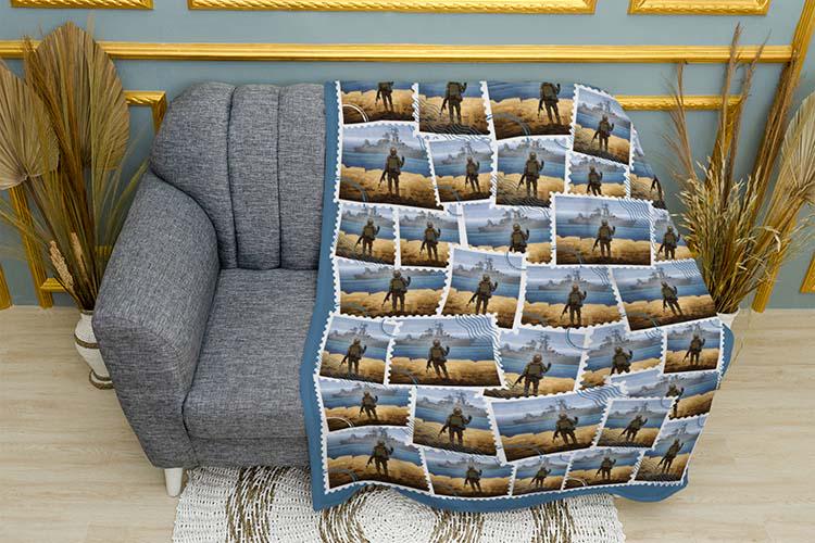 Плед Ukrainian mark плюш однослойный 135х150 см (114378)