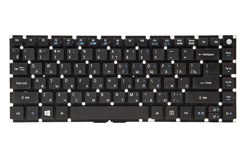 Клавиатура для ноутбука ACER Aspire E5-422 E5-432 без фрейма Черный