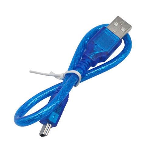 Кабель дата экранирован для Arduino USB 2.0 to MiniUSB 50 см Blue (287609) Кабель дата экранирован для Arduino USB 2.0 to MiniUSB 50 см Blue (287609)