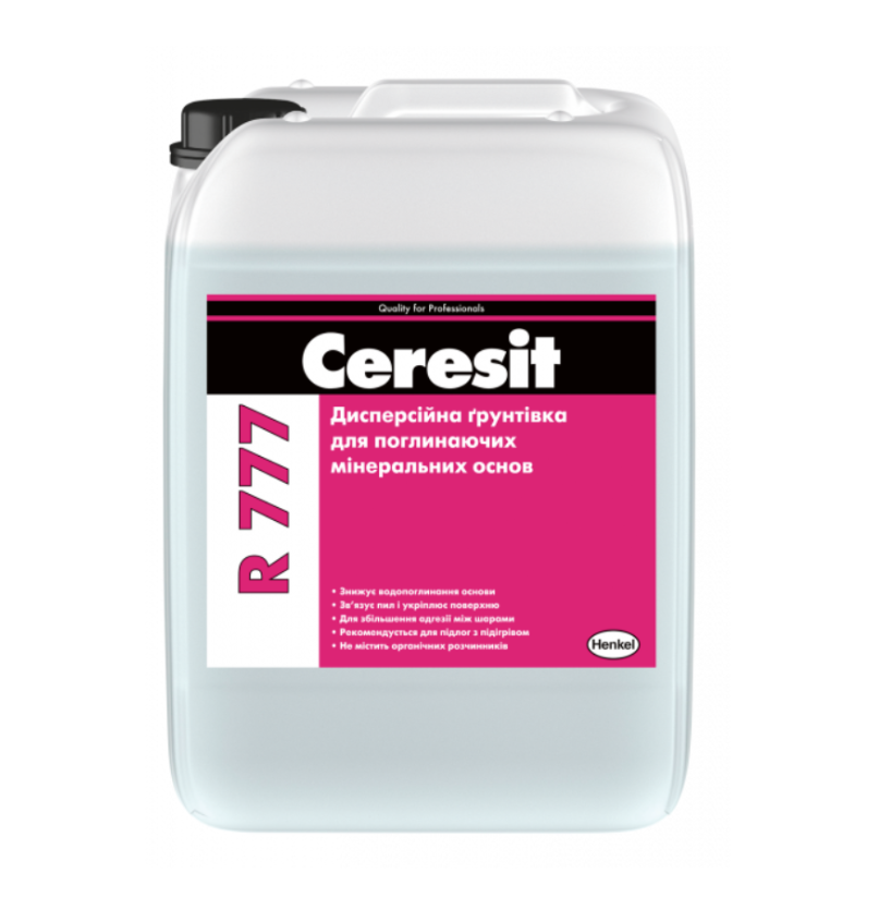 Грунтовка глубокопроницаемая Ceresit R 777 10 л