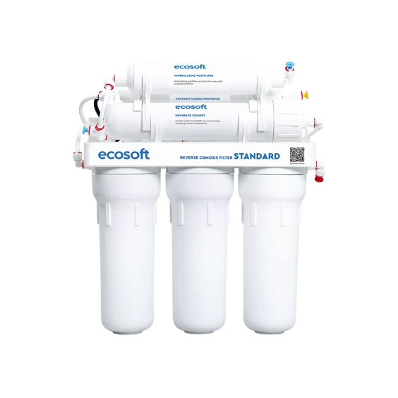 Система обратного осмоса Ecosoft Standard MO650MECOSTD с минерализатором (MO650MECOSTD) - фото 3 Система обратного осмоса Ecosoft Standard MO650MECOSTD с минерализатором (MO650MECOSTD) - фото 3