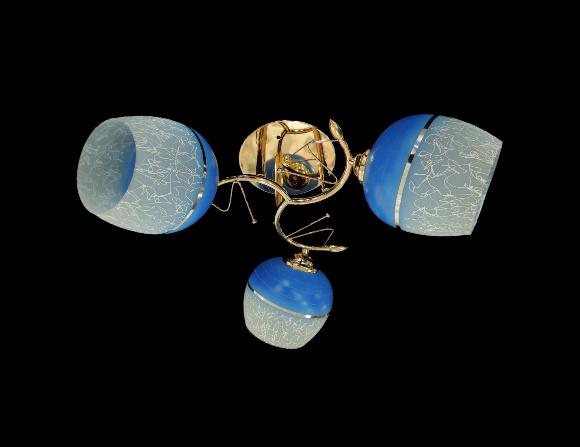 Люстра потолочная Sirius Ю 9509A/3 на 3 плафона