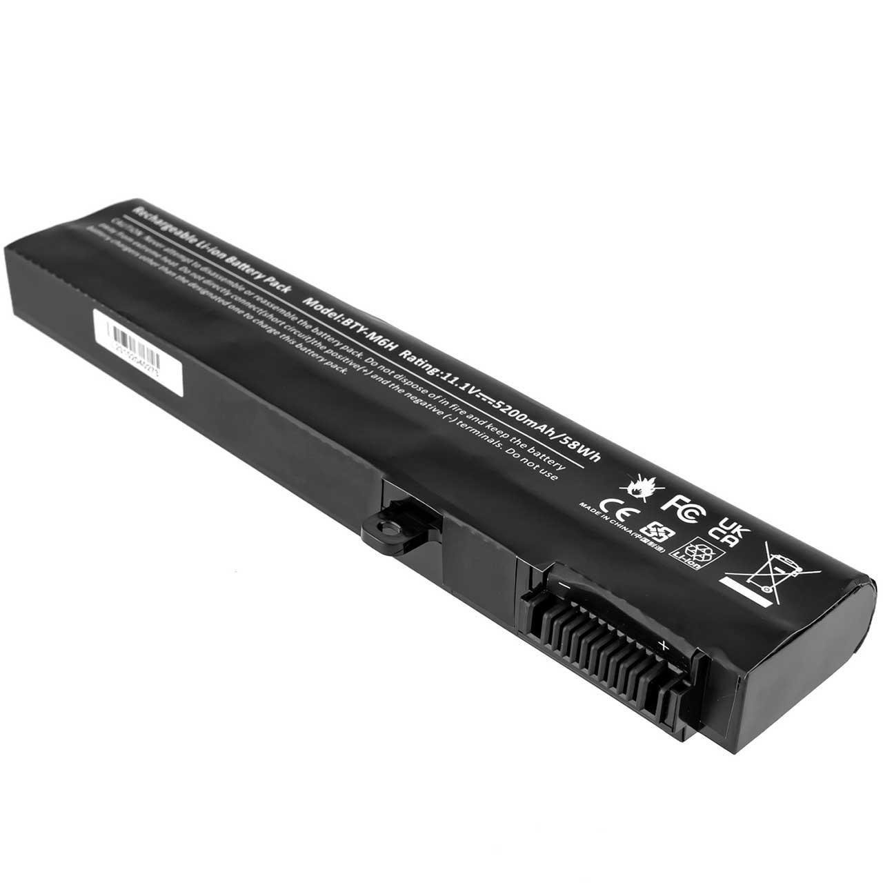 Акумулятор для ноутбука MSI GE63 5200 mAh 111V 58 Wh
