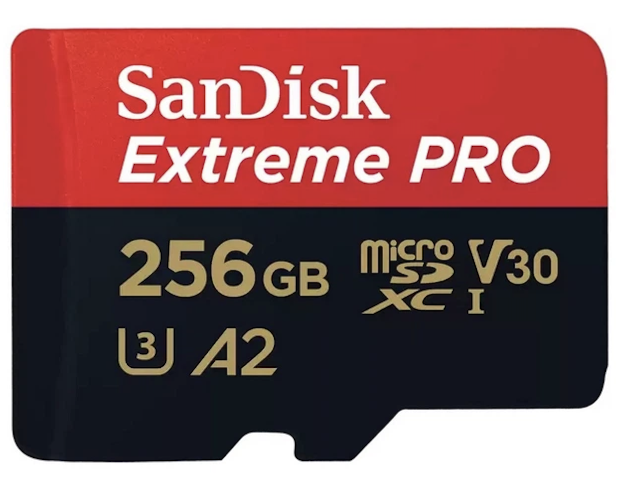 Карта пам'яті micro SD SanDisk 256GB extreme Pro A2 10 клас швидкісна U3 для екшен камер Sdxc