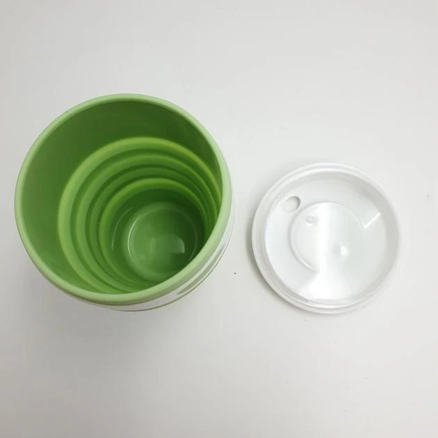 Чашка силиконовая SILICON MAGIC CUP с герметичной крышкой и поилкой Зеленый (7194) - фото 8 Чашка силиконовая SILICON MAGIC CUP с герметичной крышкой и поилкой Зеленый (7194) - фото 8