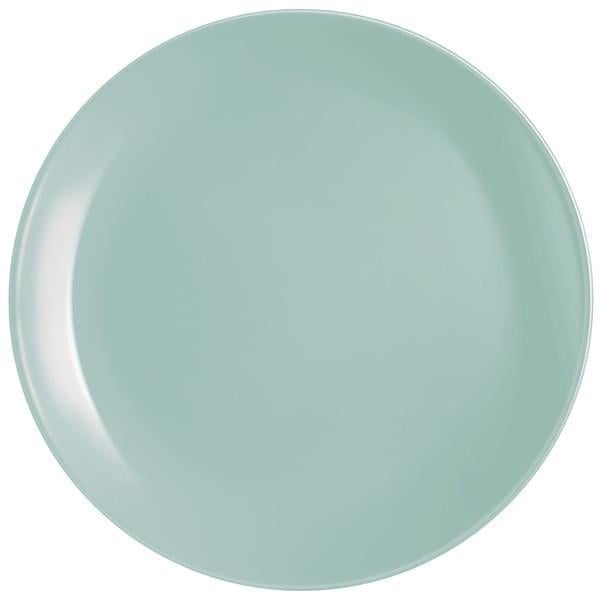 Тарелка обеденная Luminarc Diwali Turquoise круглая без борта/стеклокерамика d 27,3 см Бирюзовый (2013P)