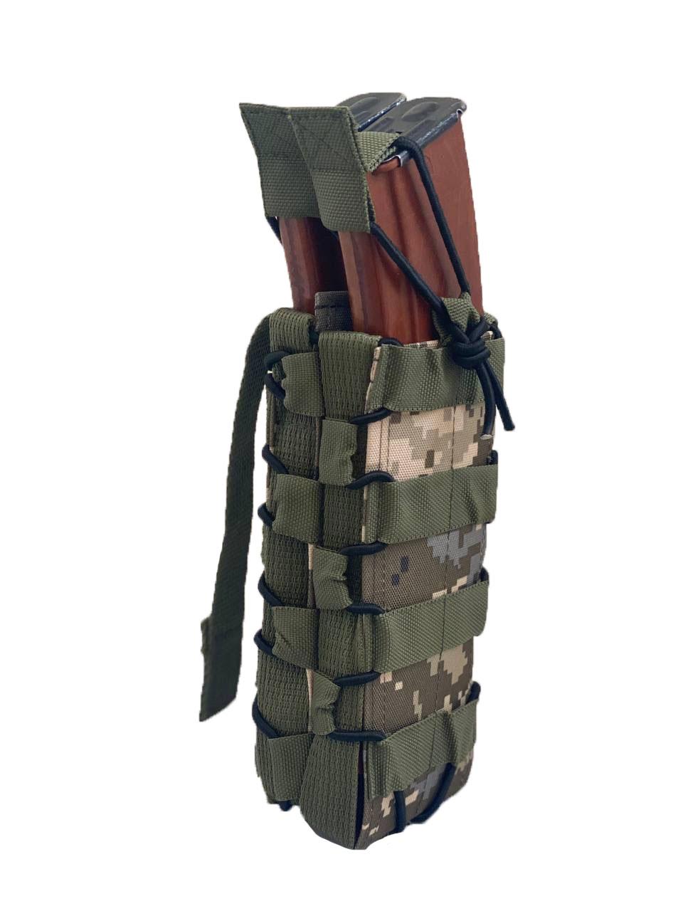 Подсумок двойной МК для магазинов РПК открытого типа на системе Molle ММ-14 (3576911)