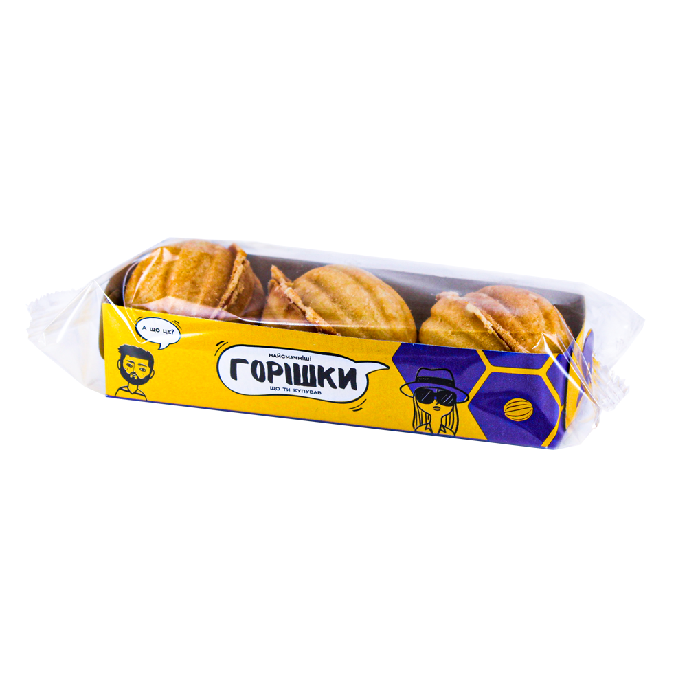 Орешки со сгущенкой Крафт печиво 83 г 3 шт.