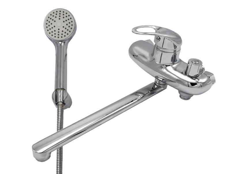 Смеситель для ванны Millz излив прямой 30 см Хром (RS-MRS-51-40-007)