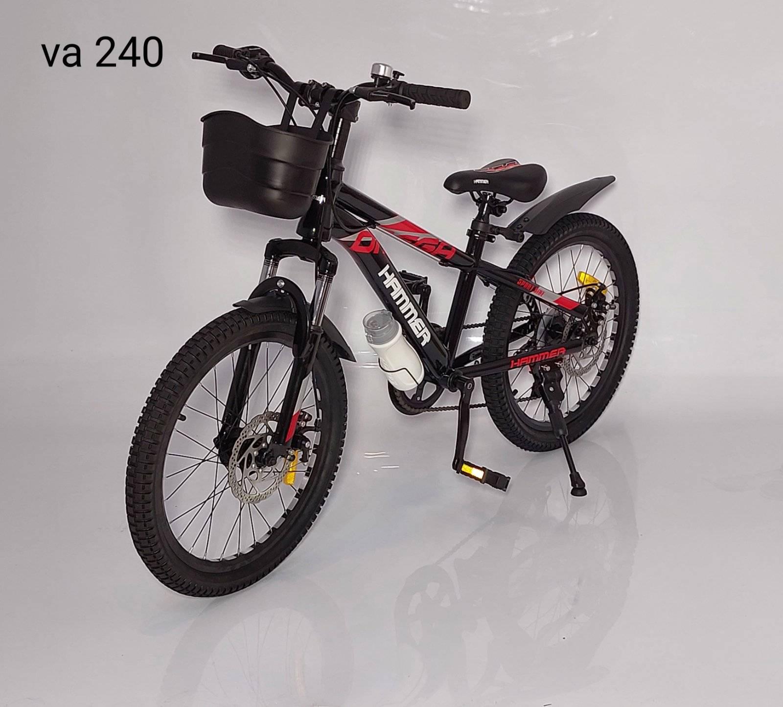 Велосипед Hammer Shimano VA-210 6 передач 20" 9" Чорний/Червоний (e2995930) - фото 8