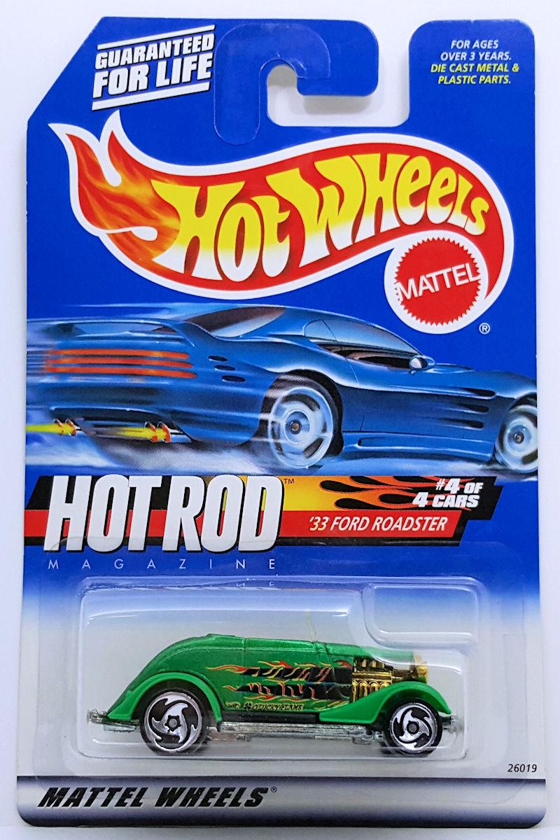 Игрушечная машинка Hot Wheels 33 Ford Roadster 2000 Hot Rod Magazine №008 (26019)
