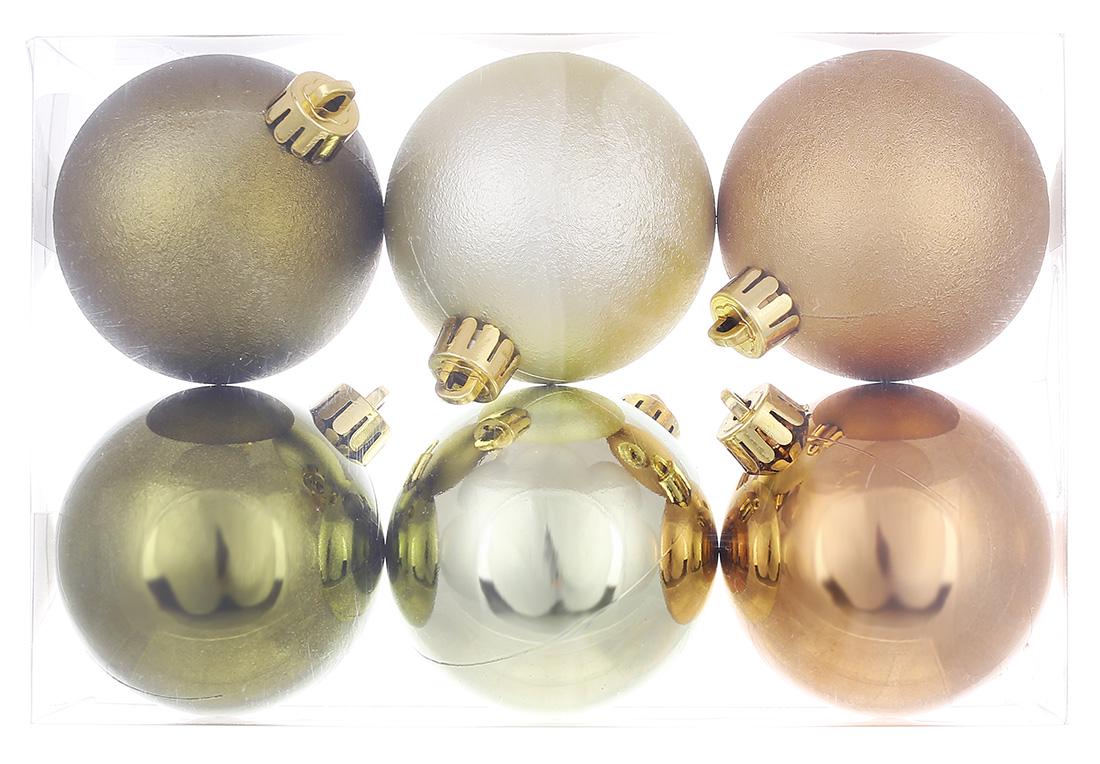 Набор елочных шаров 6 шт. Разноцветный (47/147)