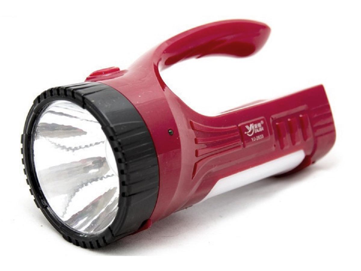 Фонарь аккумуляторный Yajia боковой подсветки 1 LED 1W 12 LED Бордовый (Y2833BO) Фонарь аккумуляторный Yajia боковой подсветки 1 LED 1W 12 LED Бордовый (Y2833BO)