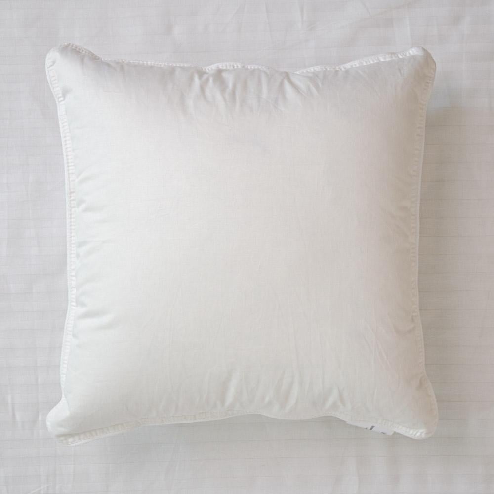 Подушка пухова преміум якості YouStar сатин пружна 70x70 см Білий (psat-70x70-p50-white) - фото 2