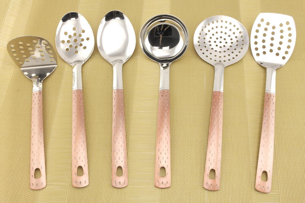 Кухонний набір A-Plus 0230 7 пр. з нержавіючої сталі (DR001326)