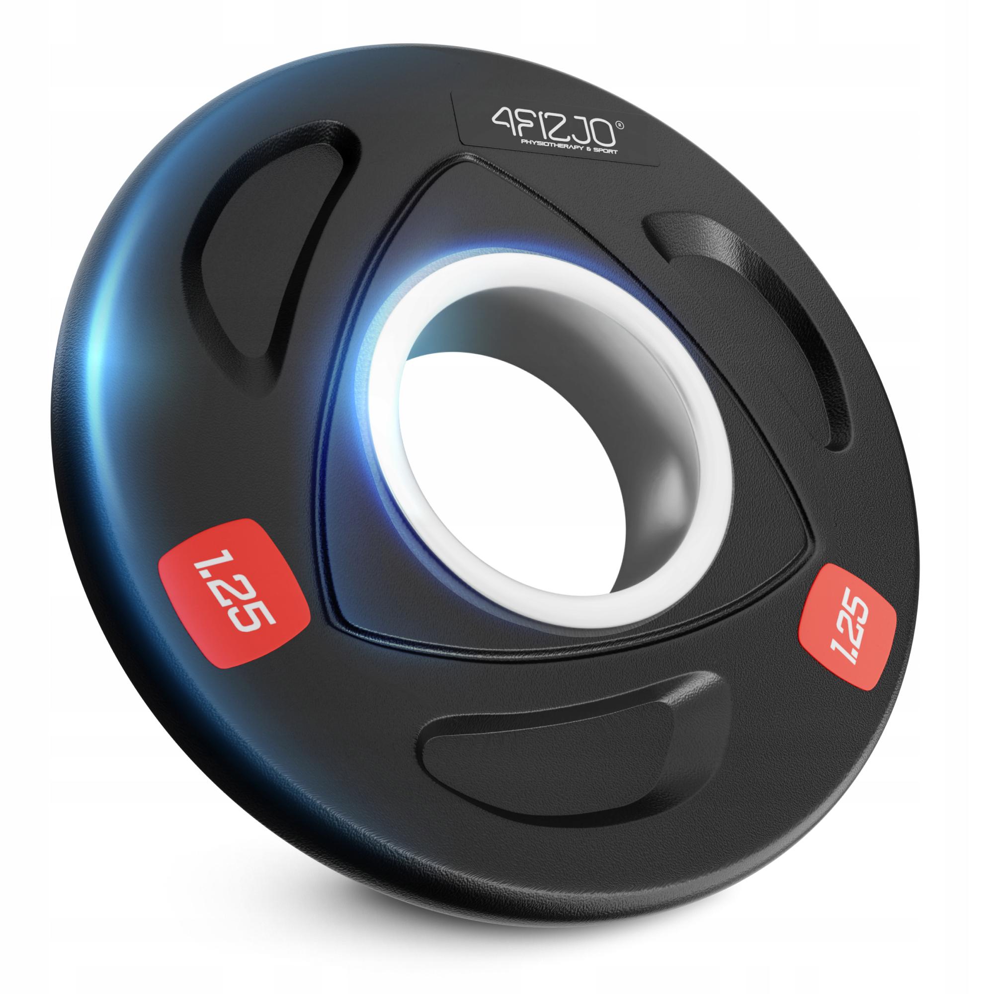 Диск олімпійський 4fizjo 2 шт. 1,25 кг 51 мм Black (P-5905973401258) - фото 3 Диск олімпійський 4fizjo 2 шт. 1,25 кг 51 мм Black (P-5905973401258) - фото 3