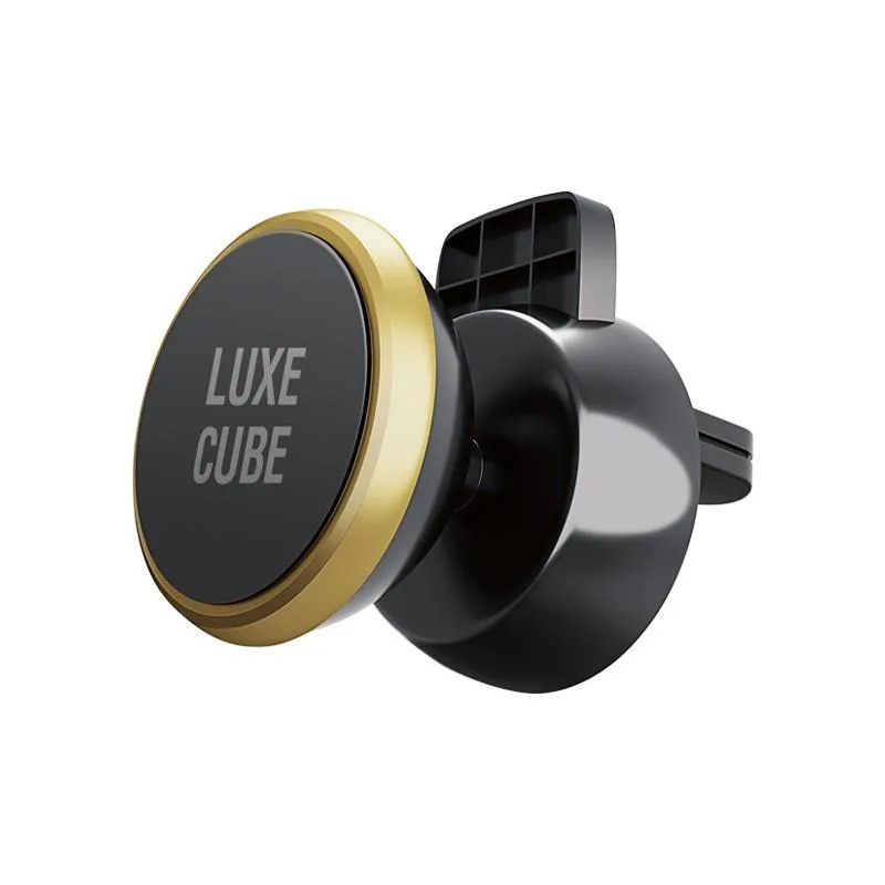 Тримач автомобільний для телефону Luxe Cube магнітний Black (8886668686204)