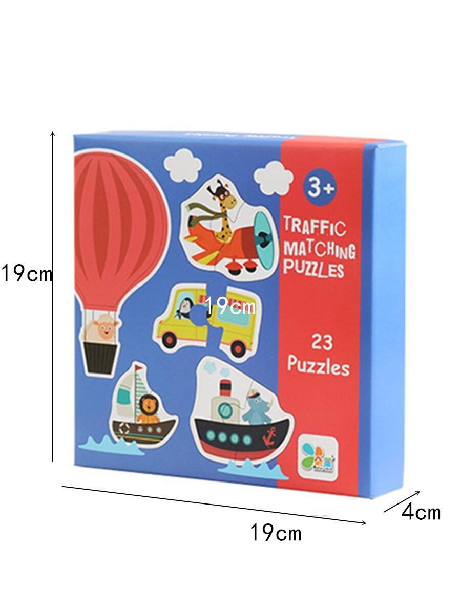 Деревянный пазл игра Транспорт Traffic Matching Puzzles 46 элементов - фото 3 Деревянный пазл игра Транспорт Traffic Matching Puzzles 46 элементов - фото 3