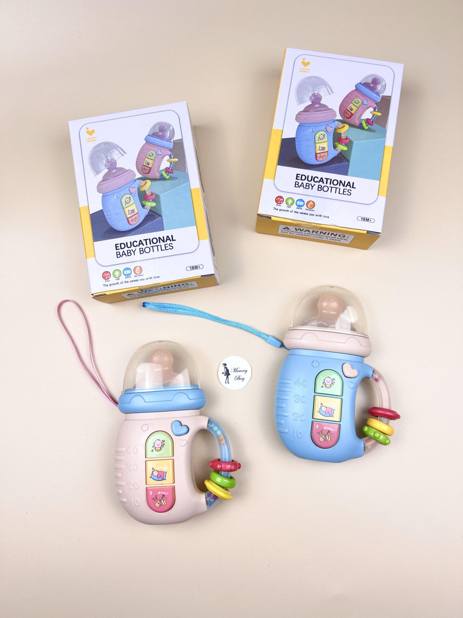 Игрушка развивающая музыкальная бутылочка-телефон 5в1 Голубой (10187) - фото 15 Игрушка развивающая музыкальная бутылочка-телефон 5в1 Голубой (10187) - фото 15