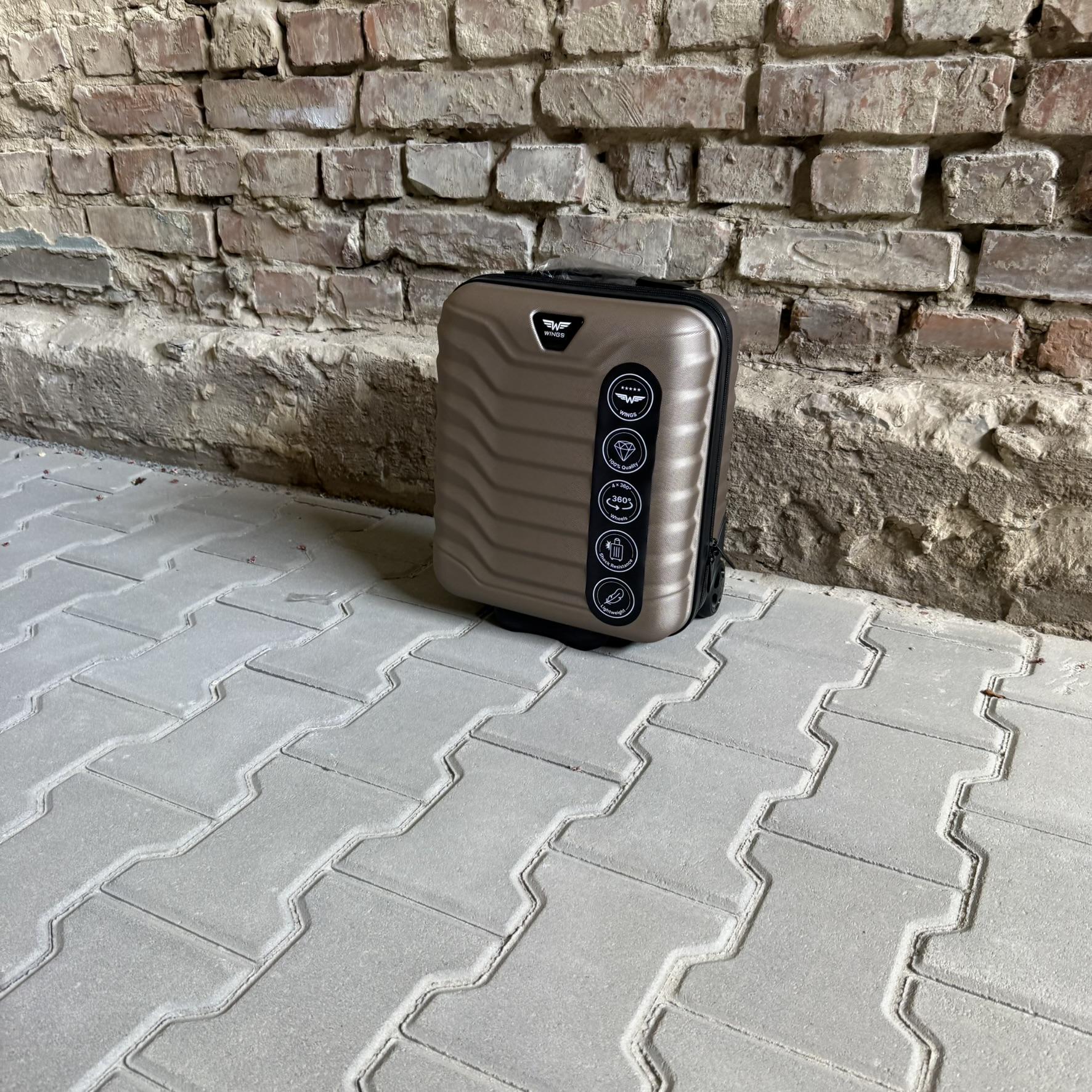 Мини-чемодан Wings PEA01 дорожный XXS Шампань (26630755) - фото 4