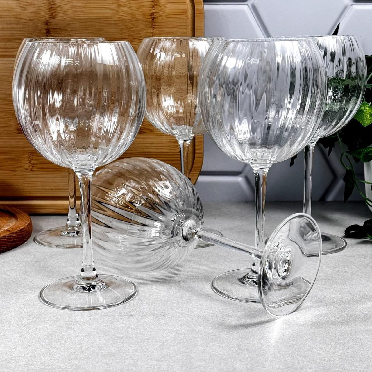 Келихи для вина скляні Chef&Sommelier Symetrie 580 мл 6 шт. (Q8707)