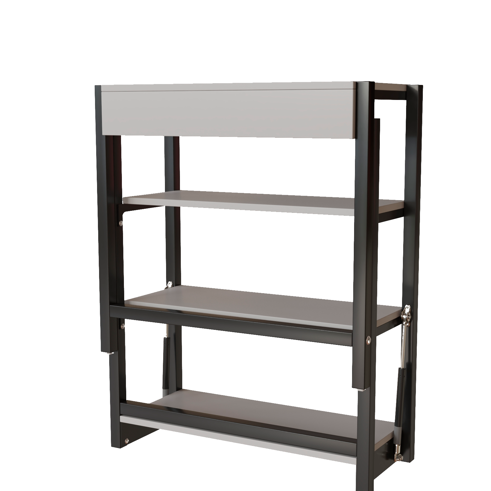 Стеллаж-стол WALLTABLE Стальной Серый
