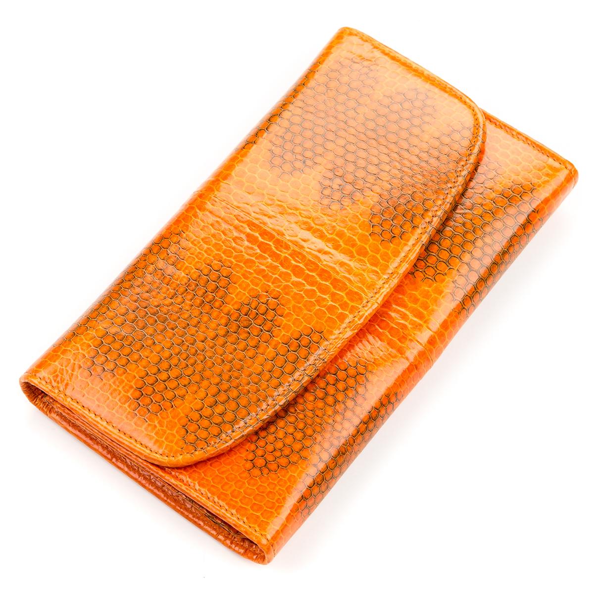 Кошелек женский Sea Snake leather 18151 кожа Оранжевый