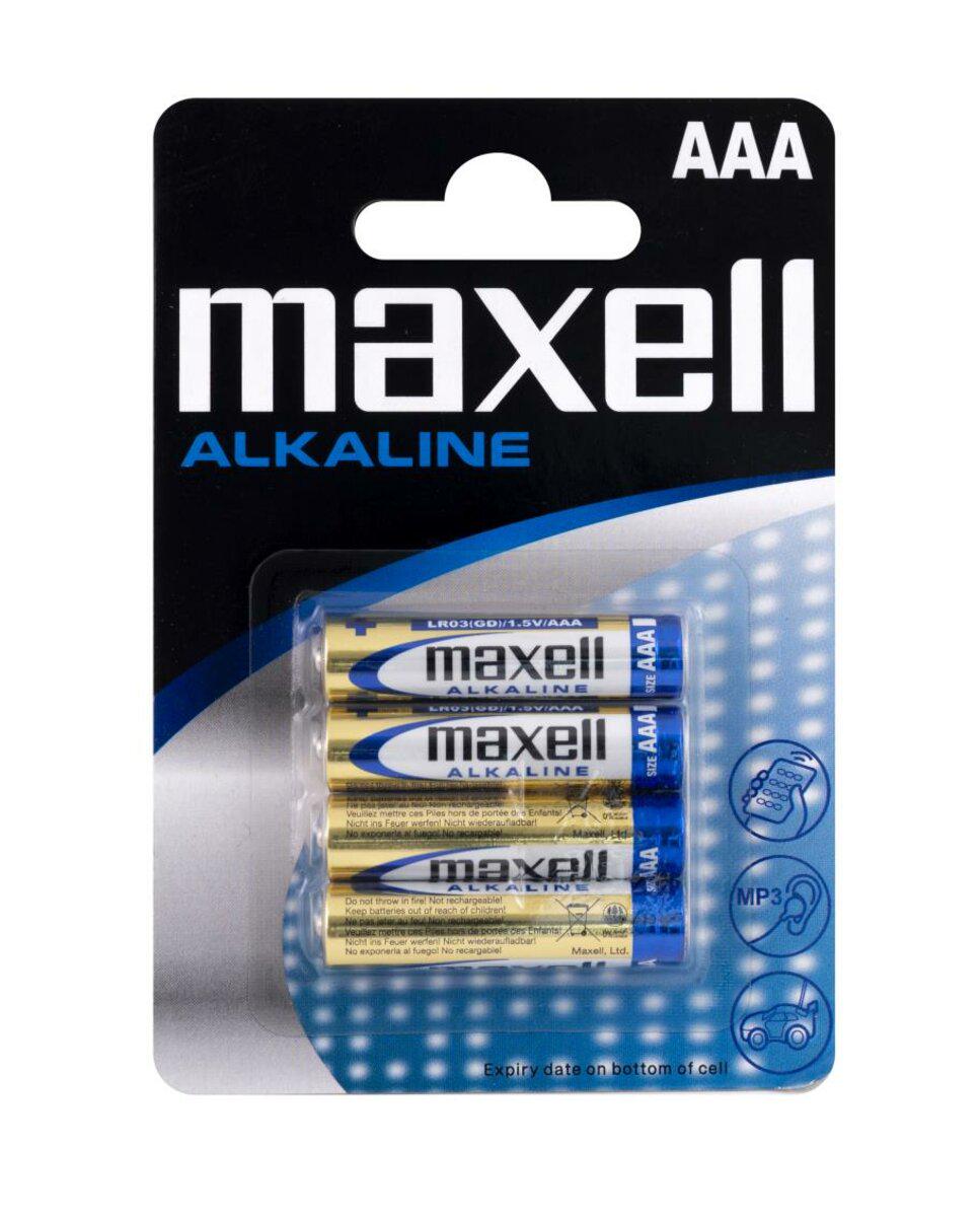Батарейка Maxell LR03 4PK blister M-723671.04.EU 4 шт. (584381)