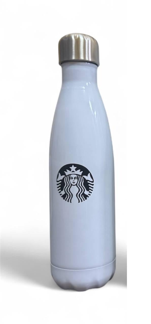 Термос старбакс из нержавеющей стали 500 мл Белый (2985-45)