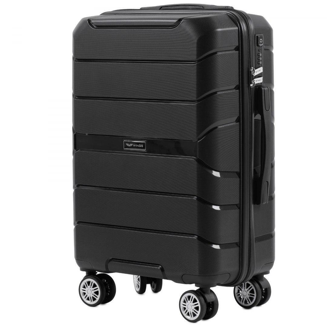 Валіза дорожня Wings PP05 S 43 л Чорний (21321614)