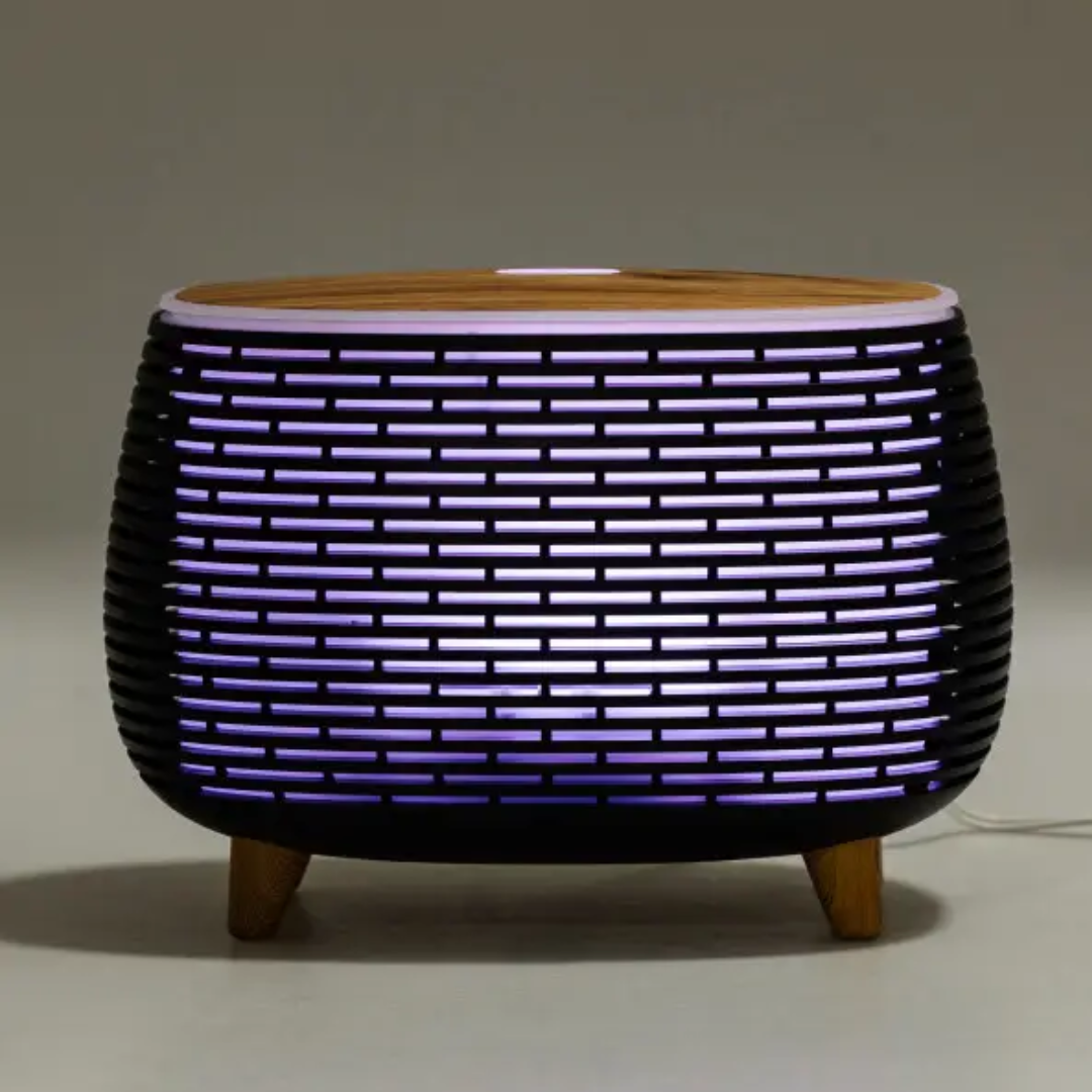 Зволожувач повітря аромадифузор з підсвічуванням 400 мл Чорний - фото 2 Зволожувач повітря аромадифузор з підсвічуванням 400 мл Чорний - фото 2