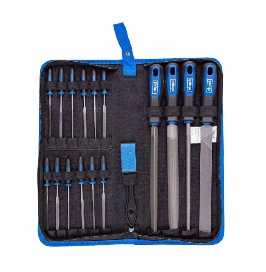 Набор напильников и надфилей разнопрофильных Scheppach SCH-5056W 17 шт. (SCH-5056W) - фото 2 Набор напильников и надфилей разнопрофильных Scheppach SCH-5056W 17 шт. (SCH-5056W) - фото 2