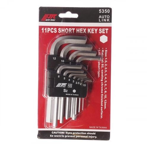 Набор угловых ключей HEX 1,5-12 мм 11 шт. (5350 JTC)