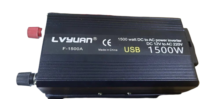 Преобразователь напряжения автомобильный LVYUAN 12 В 1500 Вт.
