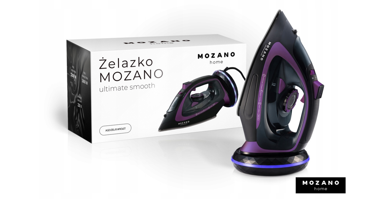 Утюг беспроводной Mozano Ultimate Smooth с системой самоочистки 2600 Вт (1896413077) - фото 7 Утюг беспроводной Mozano Ultimate Smooth с системой самоочистки 2600 Вт (1896413077) - фото 7