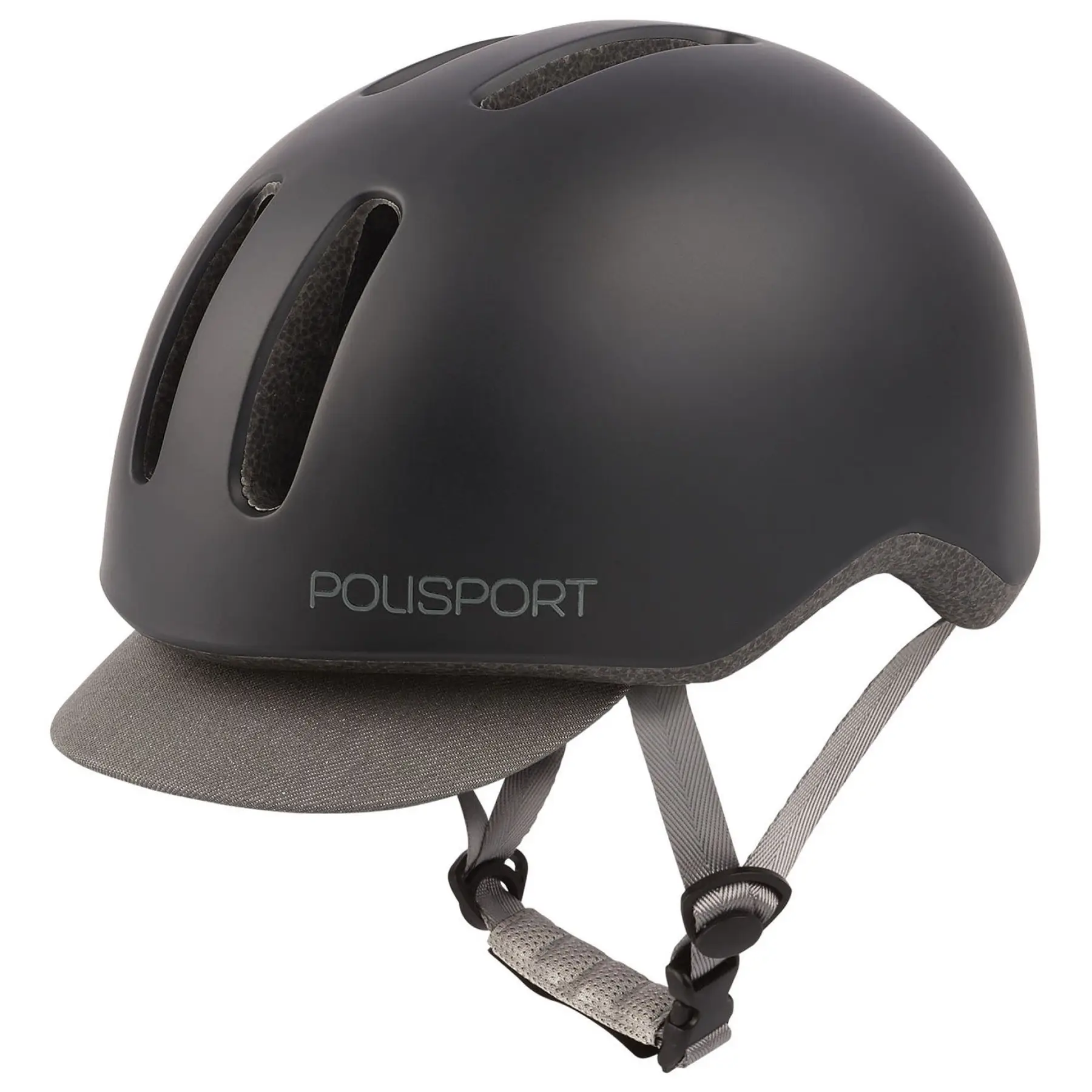 Шолом POLISPORT Commuter In-Mold M 54-58 см Чорний (8740700002) - фото 3