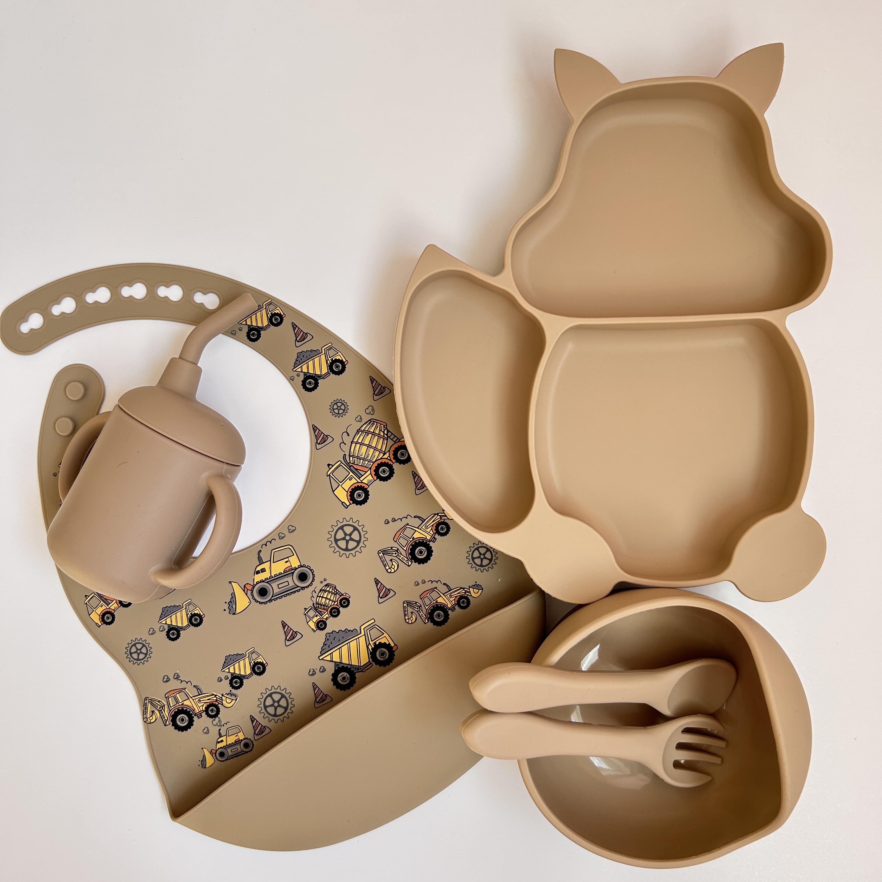 Дитячий набір посуду SQPR img_e5526 із силікону принт Білка (Y15) - фото 1 Дитячий набір посуду SQPR img_e5526 із силікону принт Білка (Y15) - фото 1