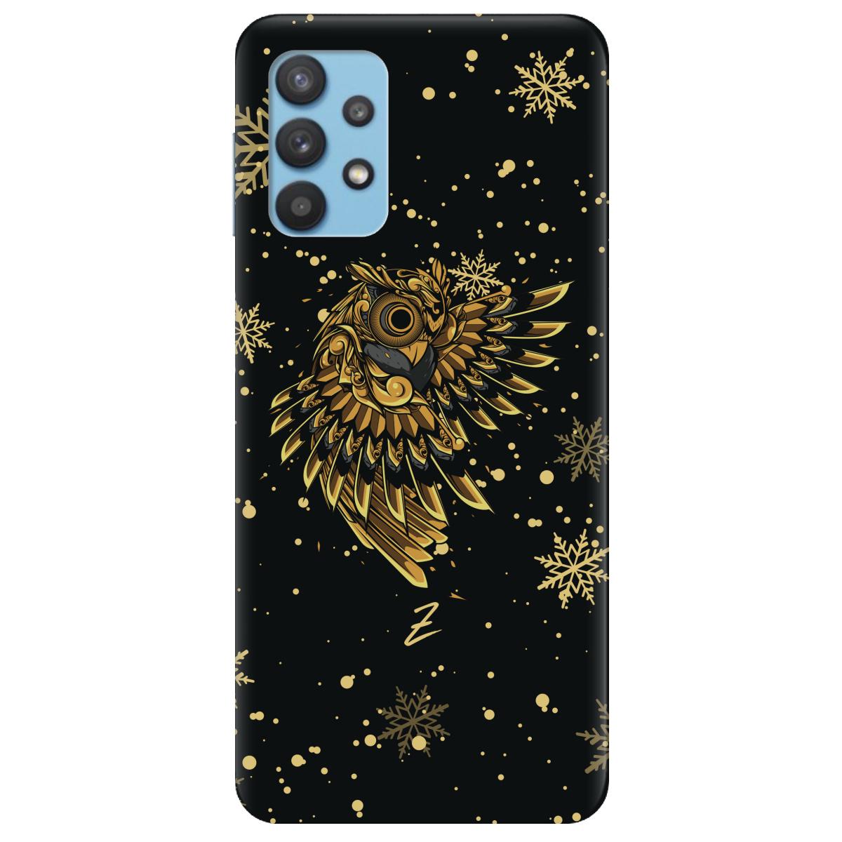 Силиконовый чехол Zorrov для Samsung Galaxy A32 - Gold sova (15500040189121696) - фото 1