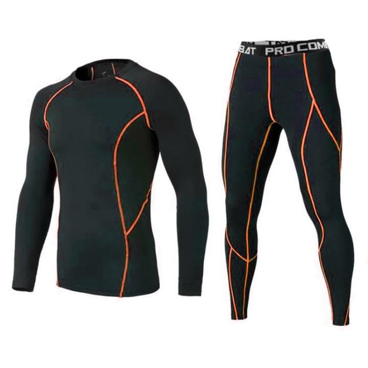 Комплект детского термобелья Thermal Underwear FENTA 135-145 см Black/Orange (2698)