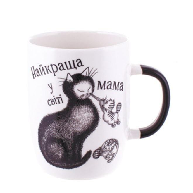 Чашка фарфоровая Flora Веселые коты 0,45 л (DR015134)